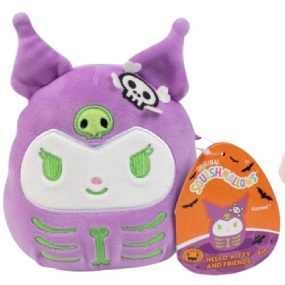Kuromi 5” Skelly 🎃Sanrio Original Squishmallows Plush
